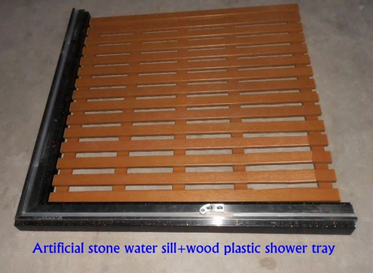 Square Frameless Hinged Glass Shower Doors